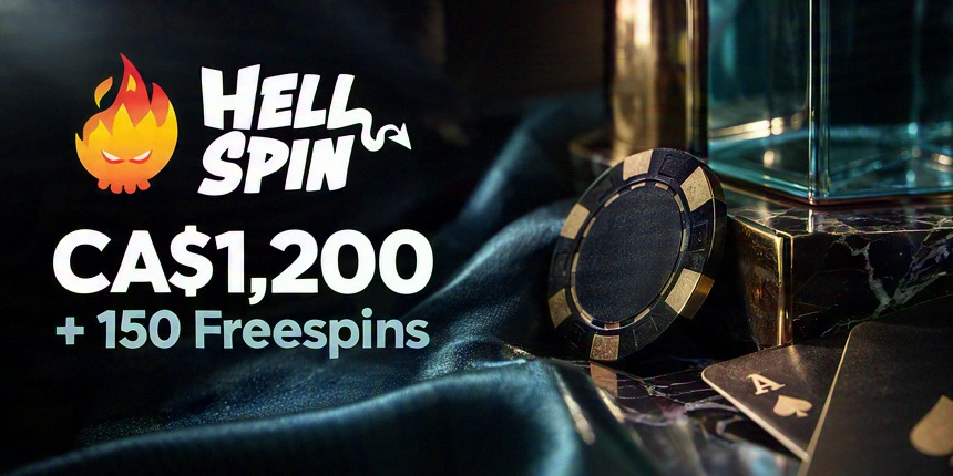 Real Time Gaming Hell Spin CA$1,200 + 150 Freespins