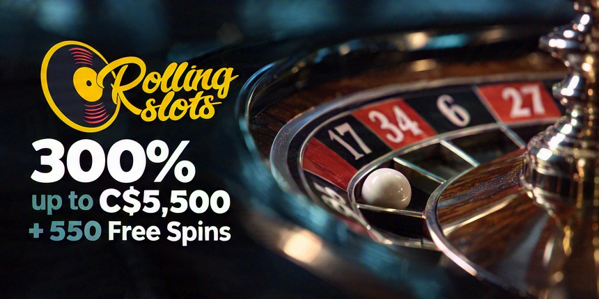 New Casino Rolling Slots 300% up to C$5,500 + 550 Free Spins