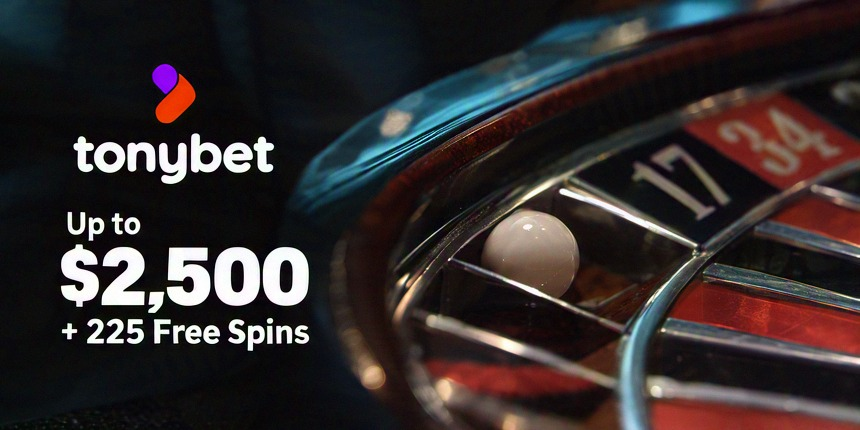 Real Time Gaming Tonybet Up to $2,500 + 225 Free Spins