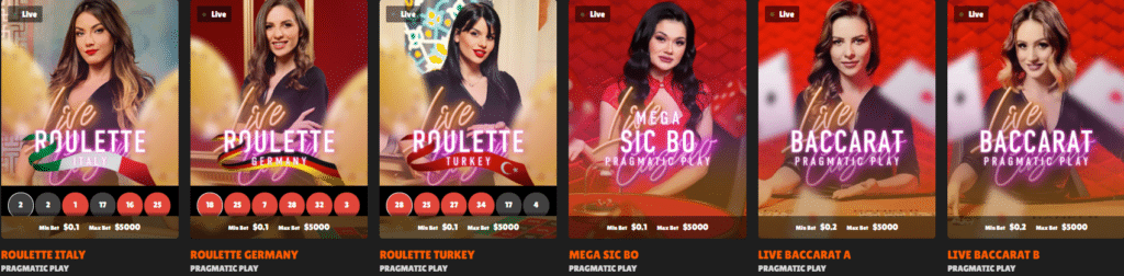 Live Casino Games